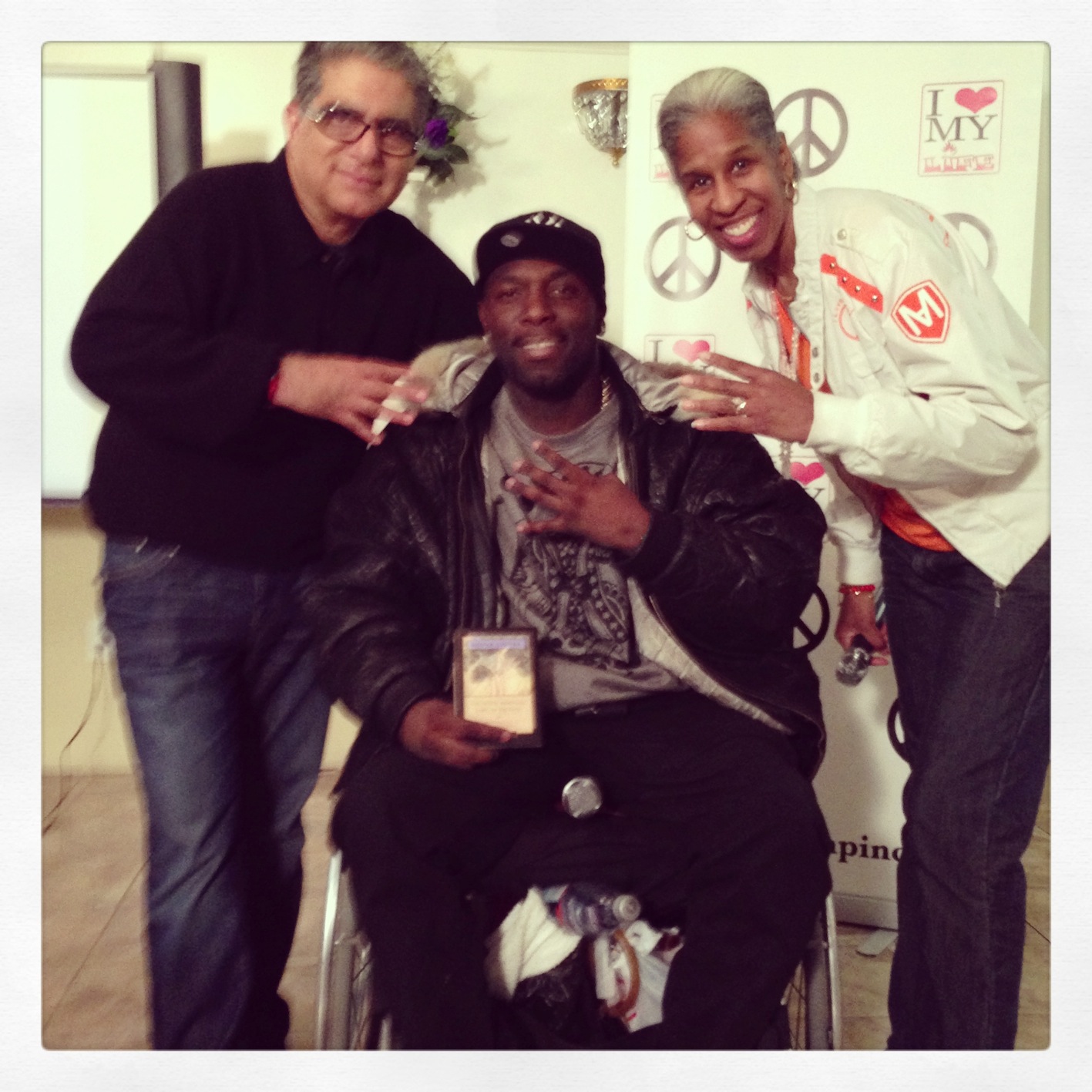 DC with hip hop artist 4 Wheels 2013